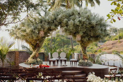 Mandap and Stage — Wedding decor — Casa Waters